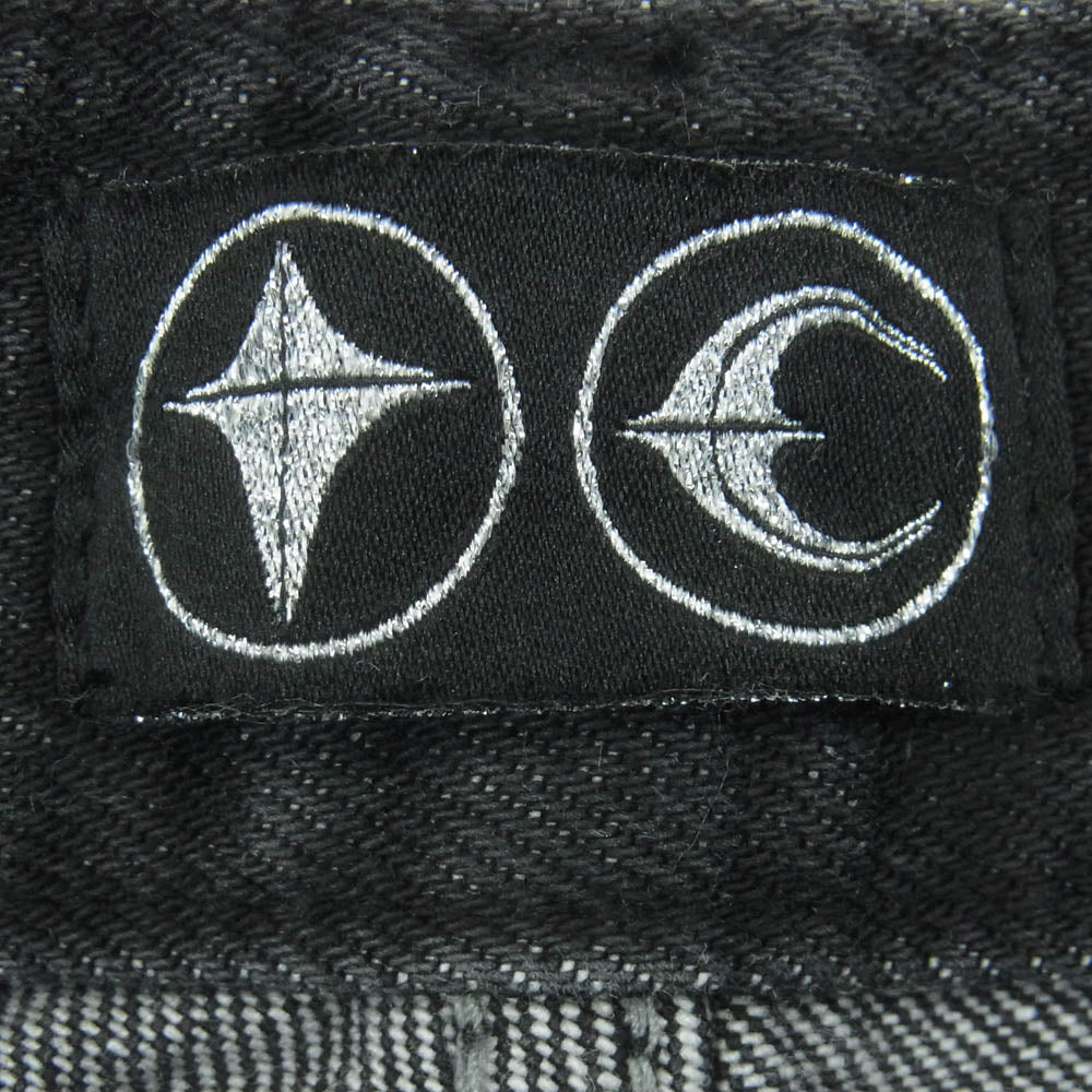 サグクラブ 23AW TC23PT0702 国内正規品 Tribal Denim Pants トライバル デニム パンツ グレー系 BLACK L 3【美品】【中古】