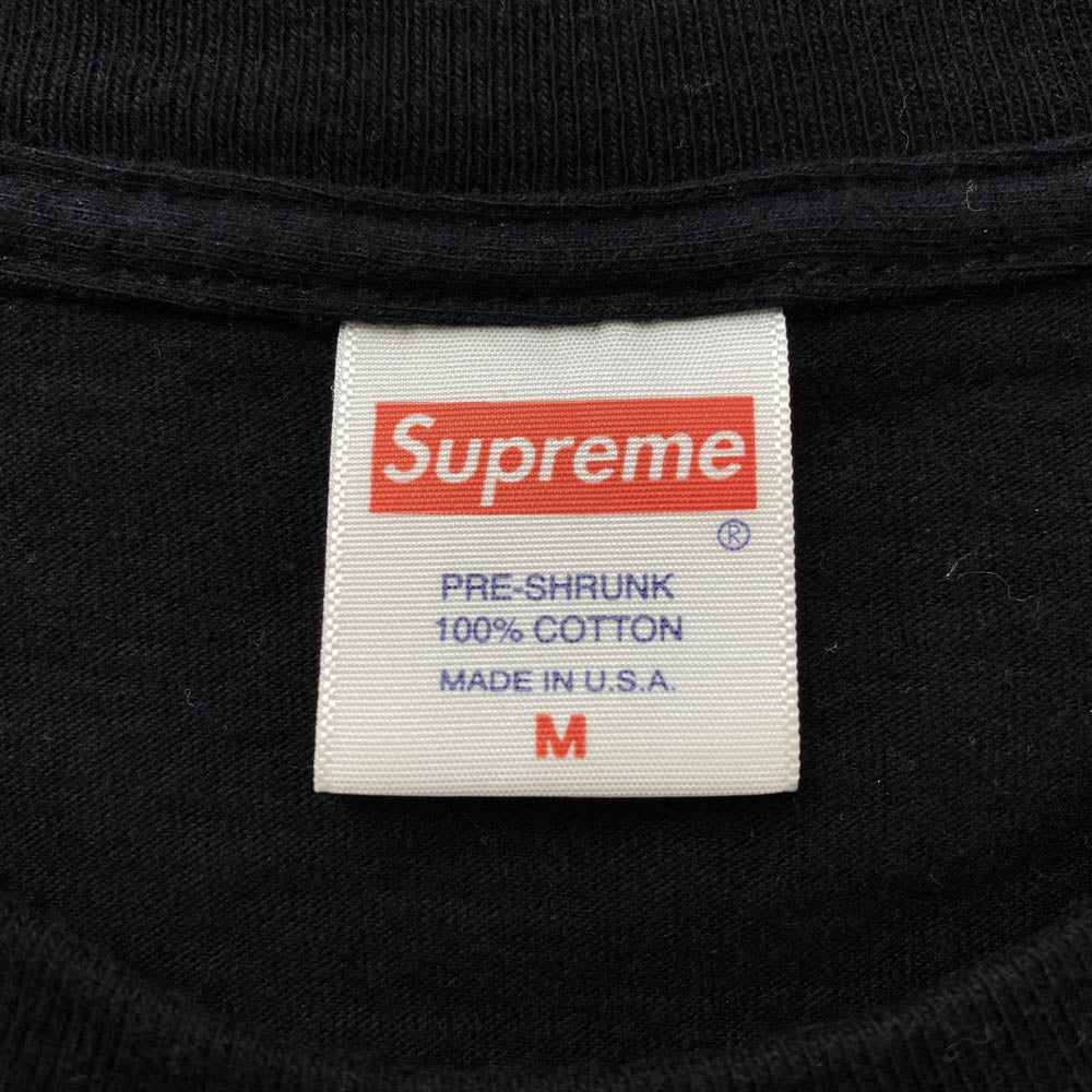 Supreme シュプリーム 17SS M.C. Escher Eye L/S Tee マウリッツ コルネリス エッシャー アイ 長袖 Tシャツ ブラック系 M【中古】