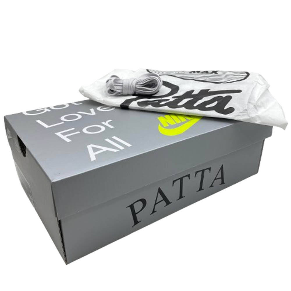 NIKE ナイキ HF8814-002 Patta Air Max 90 Sapphire and Particle Grey パタ エア マックス 90 サファイア アンド パーティクル グレー グレー系 25.5cm【中古】