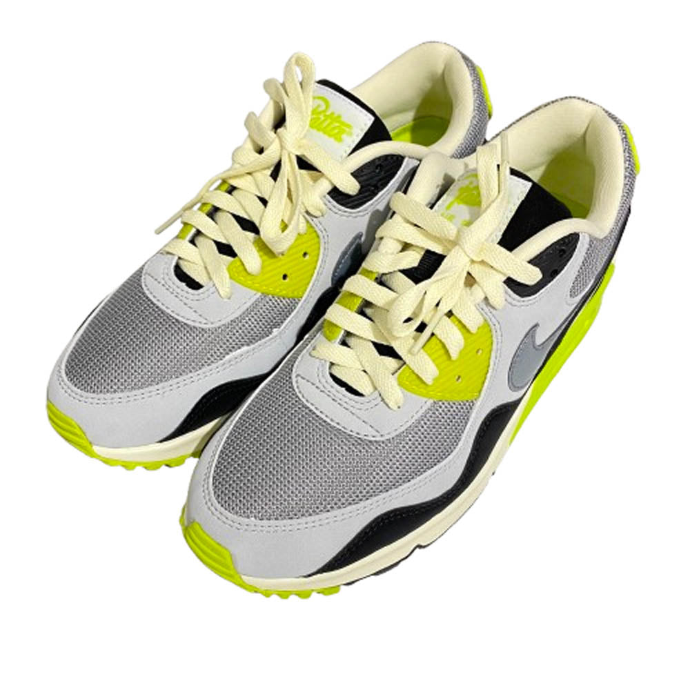 NIKE ナイキ HF8814-001 Patta Air Max 90 Cyber and Particle Grey パタ エア マックス 90 サイバー アンド パーティクル グレー グレー系 26cm【中古】