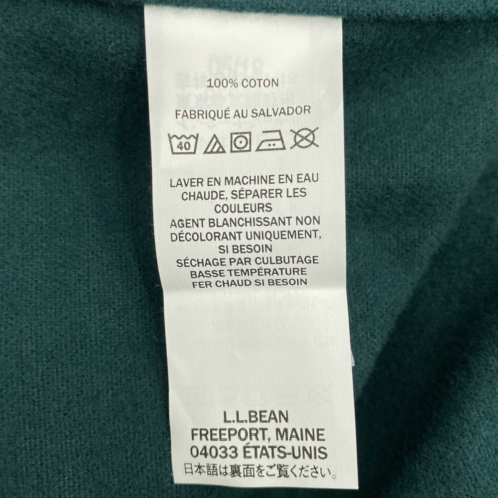 L.L.Bean エルエルビーン シャミー クロス 長袖 シャツ グリーン系 L【中古】