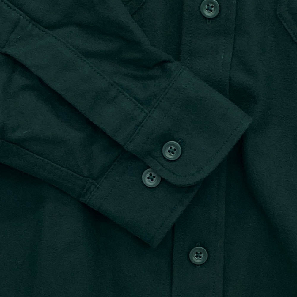 L.L.Bean エルエルビーン シャミー クロス 長袖 シャツ グリーン系 L【中古】