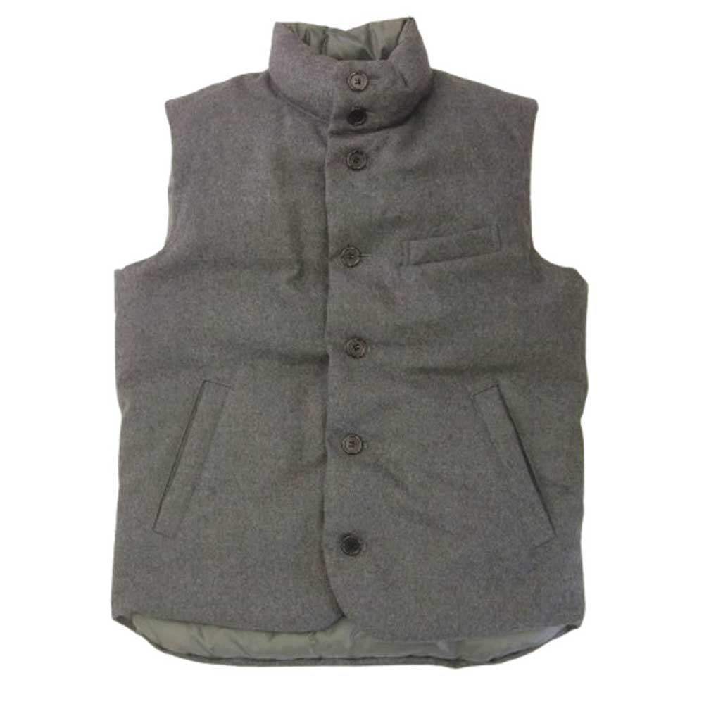 markaware マーカウェア A10C-06BL01A リバーシブル ウール ナイロン ダウンベスト グレー系 2【中古】