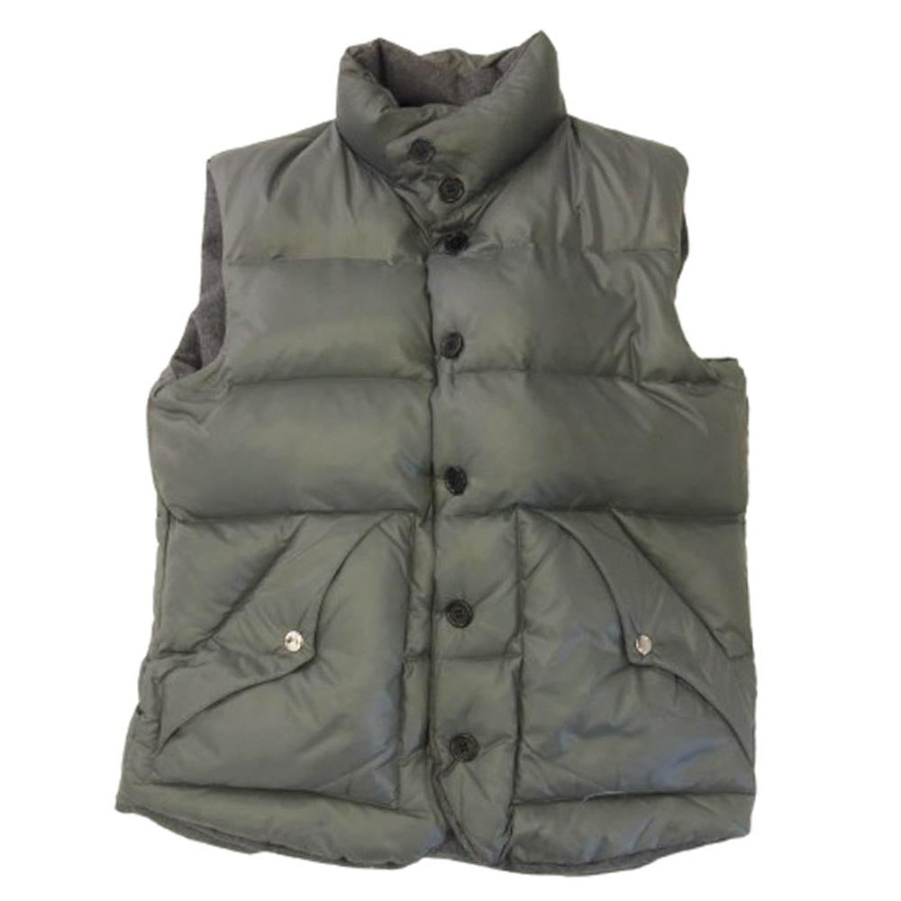 markaware マーカウェア A10C-06BL01A リバーシブル ウール ナイロン ダウンベスト グレー系 2【中古】