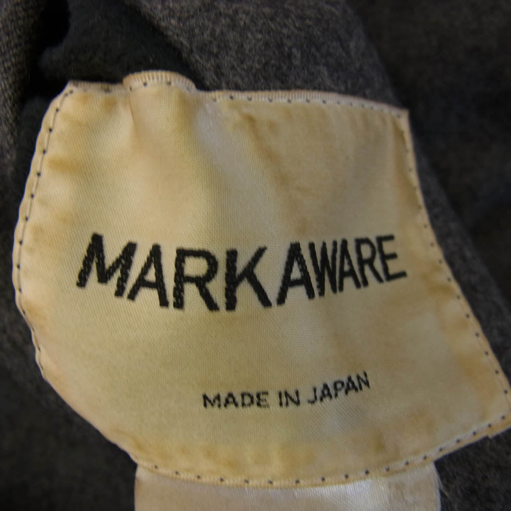 markaware マーカウェア A10C-06BL01A リバーシブル ウール ナイロン ダウンベスト グレー系 2【中古】