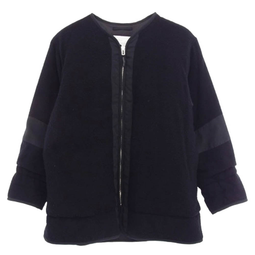 VAINL ARCHIVE ヴァイナルアーカイブ ring coat リングコート ミリタリー ライナー コート 中綿 ジャケット ブラック系 M【中古】