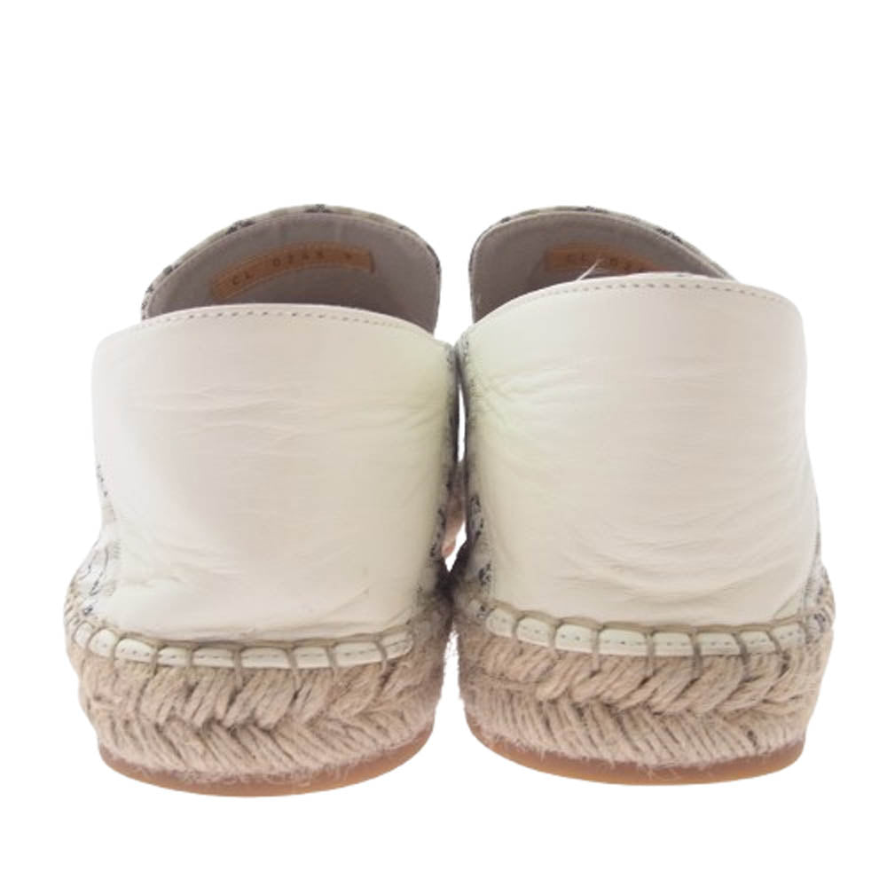 LOUIS VUITTON ルイ・ヴィトン 1ABFR6 ビダール ライン ローファー モノグラム エスパドリーユ スリッポン スニーカー ベージュ系 9【中古】