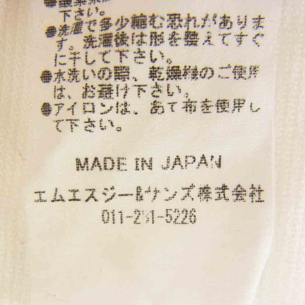 ヨーコサカモト 24SS 24SS AR SH-01R WHT ノーカラー ハーフボタン 長袖 シャツ ホワイト系 S【中古】