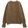BONCOURA ボンクラ Wool Fisher Man Sweater Knit フィッシャーマン ウール プルオーバー ニット ブラウン系 38【中古】