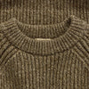 BONCOURA ボンクラ Wool Fisher Man Sweater Knit フィッシャーマン ウール プルオーバー ニット ブラウン系 38【中古】