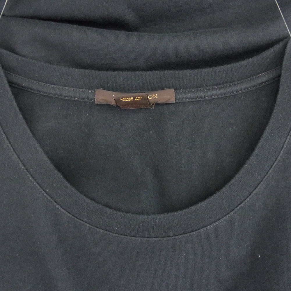 LOUIS VUITTON ルイ・ヴィトン クルーネック Tシャツ 半袖カットソー ブラック系 L【中古】