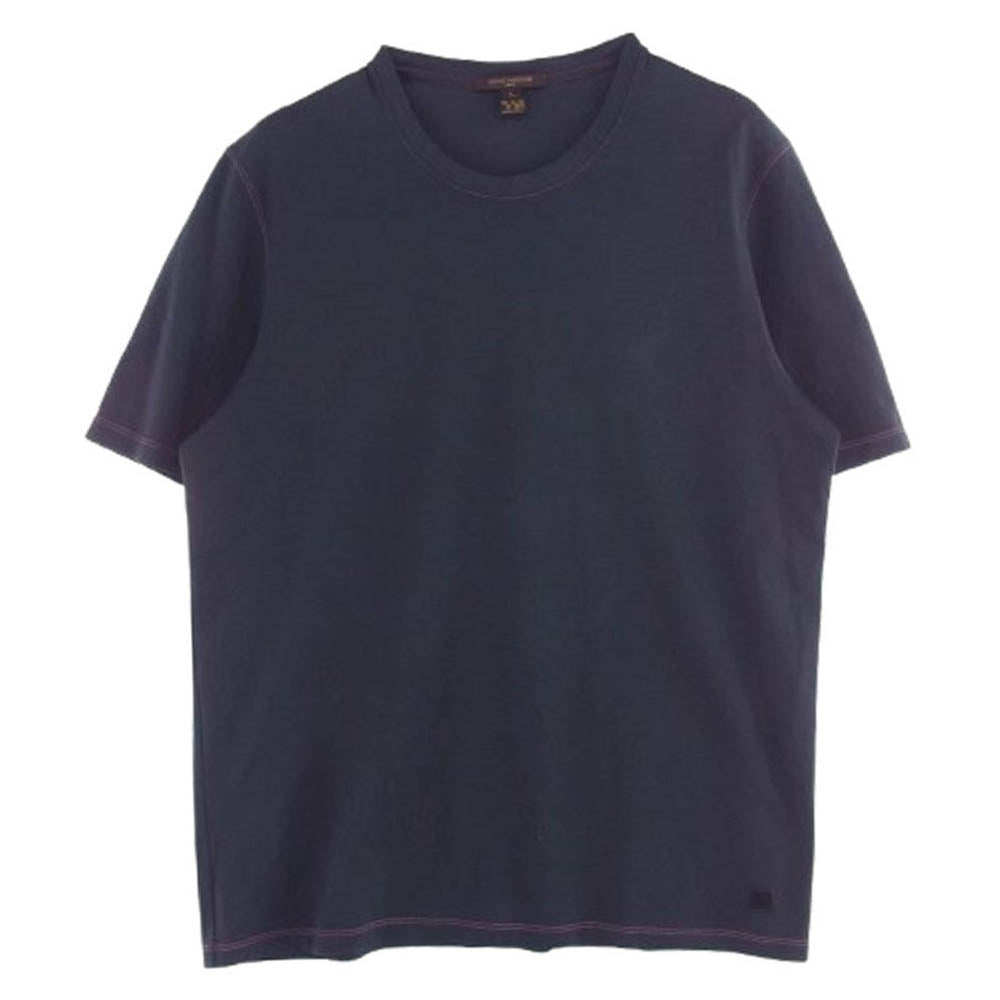 LOUIS VUITTON ルイ・ヴィトン カラーステッチ Tシャツ 半袖カットソー ダークグレー系 L【中古】