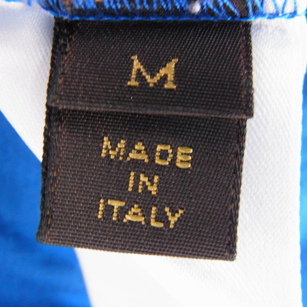 LOUIS VUITTON ルイ・ヴィトン RM121M H1JR02JEZ バックロゴ Tシャツ 半袖カットソー ブルー系 M【中古】