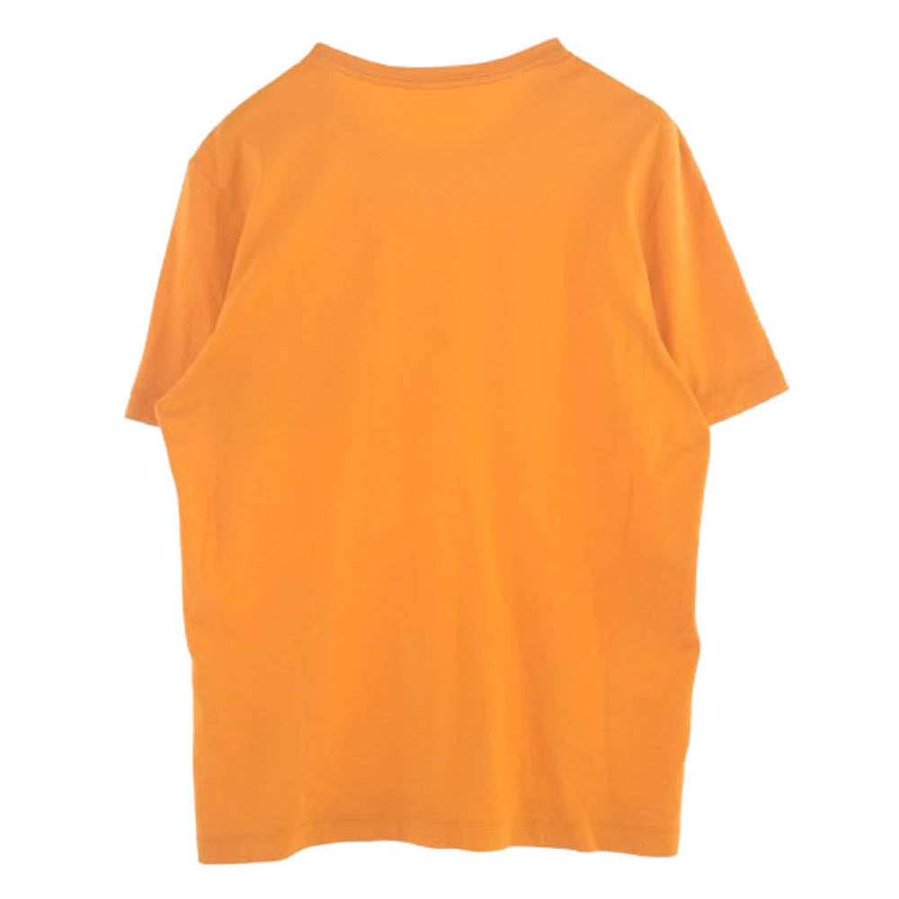 LOUIS VUITTON ルイ・ヴィトン RM131M H3JP09CMS ダミエ クルーネック ポケット Tシャツ 半袖カットソー オレンジ系 M【中古】