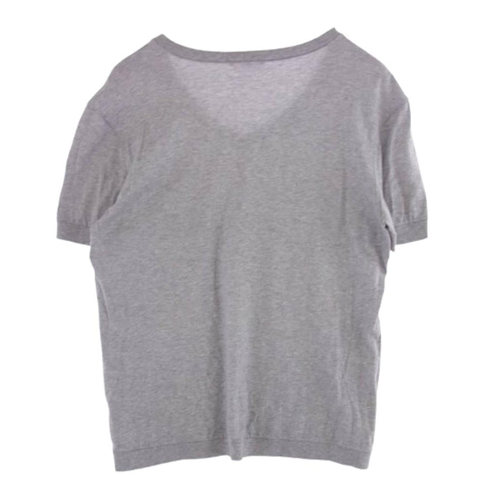 LOUIS VUITTON ルイ・ヴィトン RM071M MKJR10JAZ モノグラム Vネック ポケット Tシャツ 半袖カットソー グレー系 M【中古】