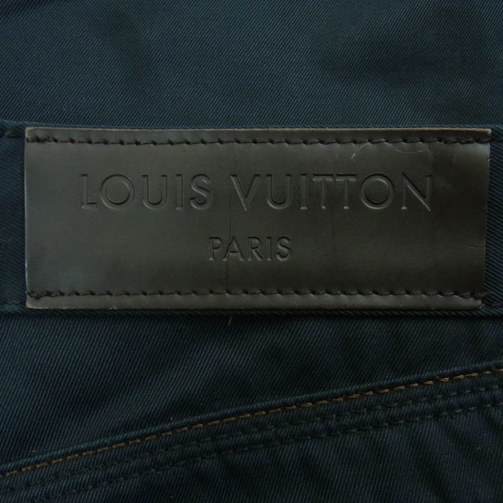 LOUIS VUITTON ルイ・ヴィトン RM072 MLDP50CBF ボタンフライ ストレート パンツ イタリア製 ブラック系 38【中古】
