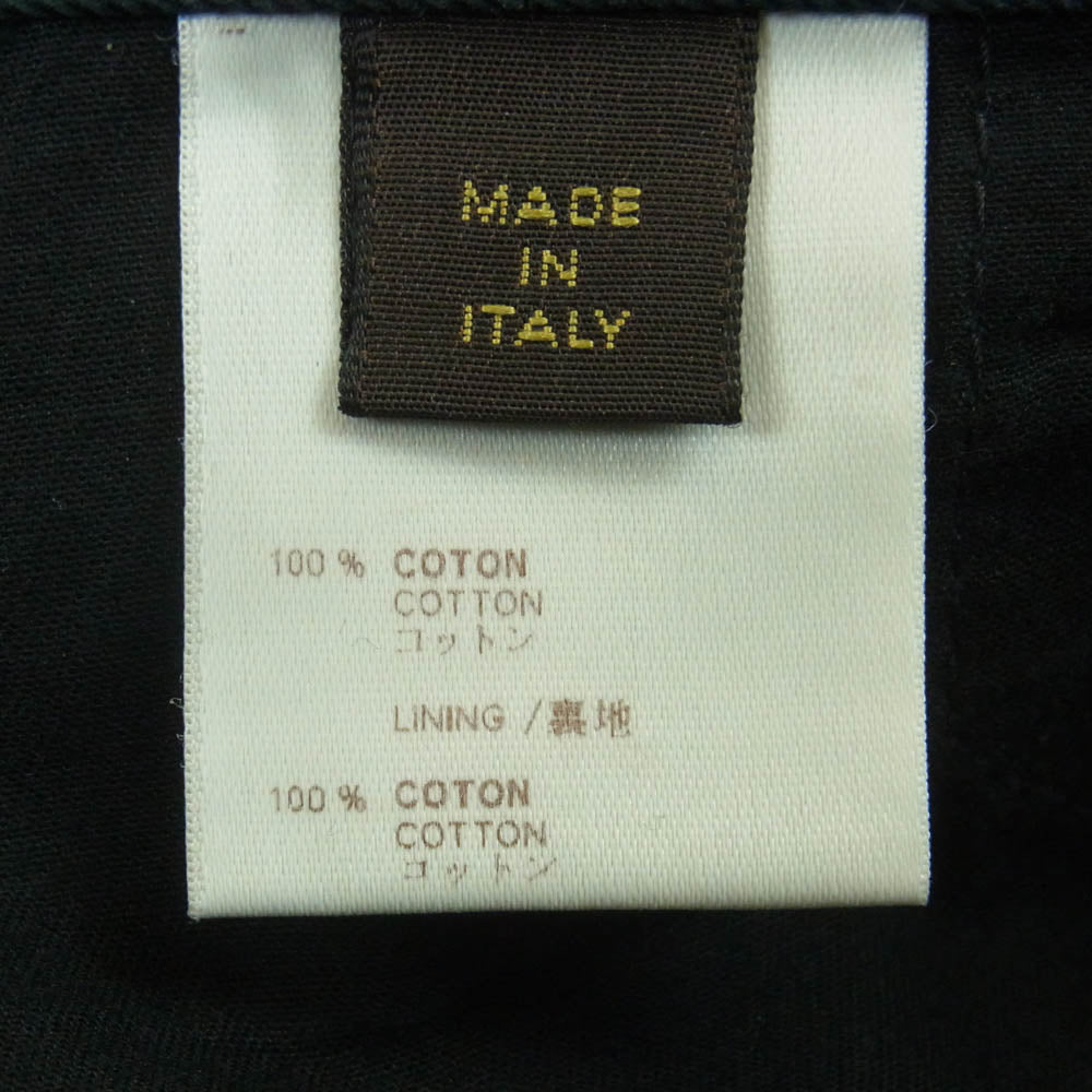 LOUIS VUITTON ルイ・ヴィトン RM072 MLDP50CBF ボタンフライ ストレート パンツ イタリア製 ブラック系 38【中古】