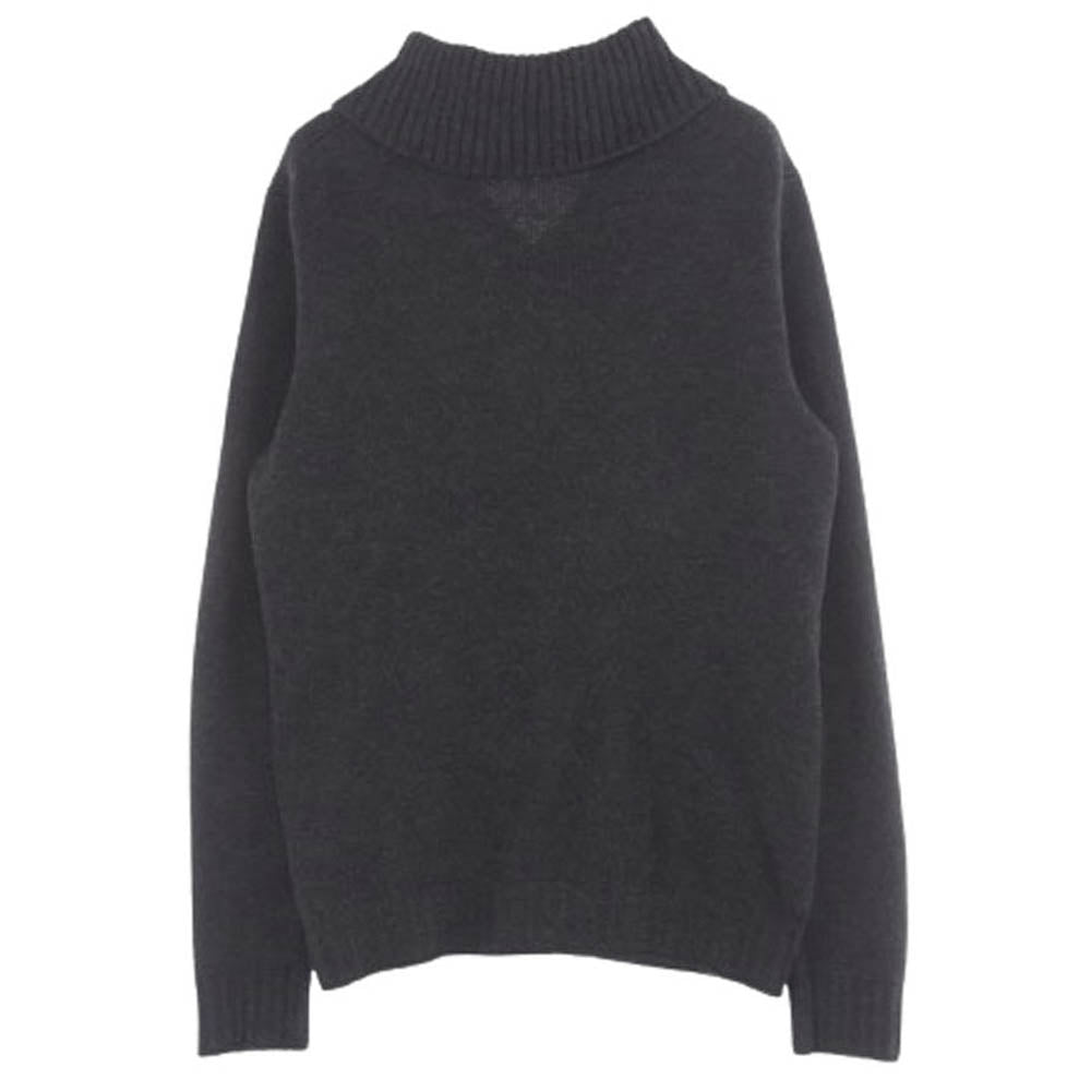 LOUIS VUITTON ルイ・ヴィトン RM132M H4KN33K90 シルク混 ショールカラー ニット ブラック系 S【中古】