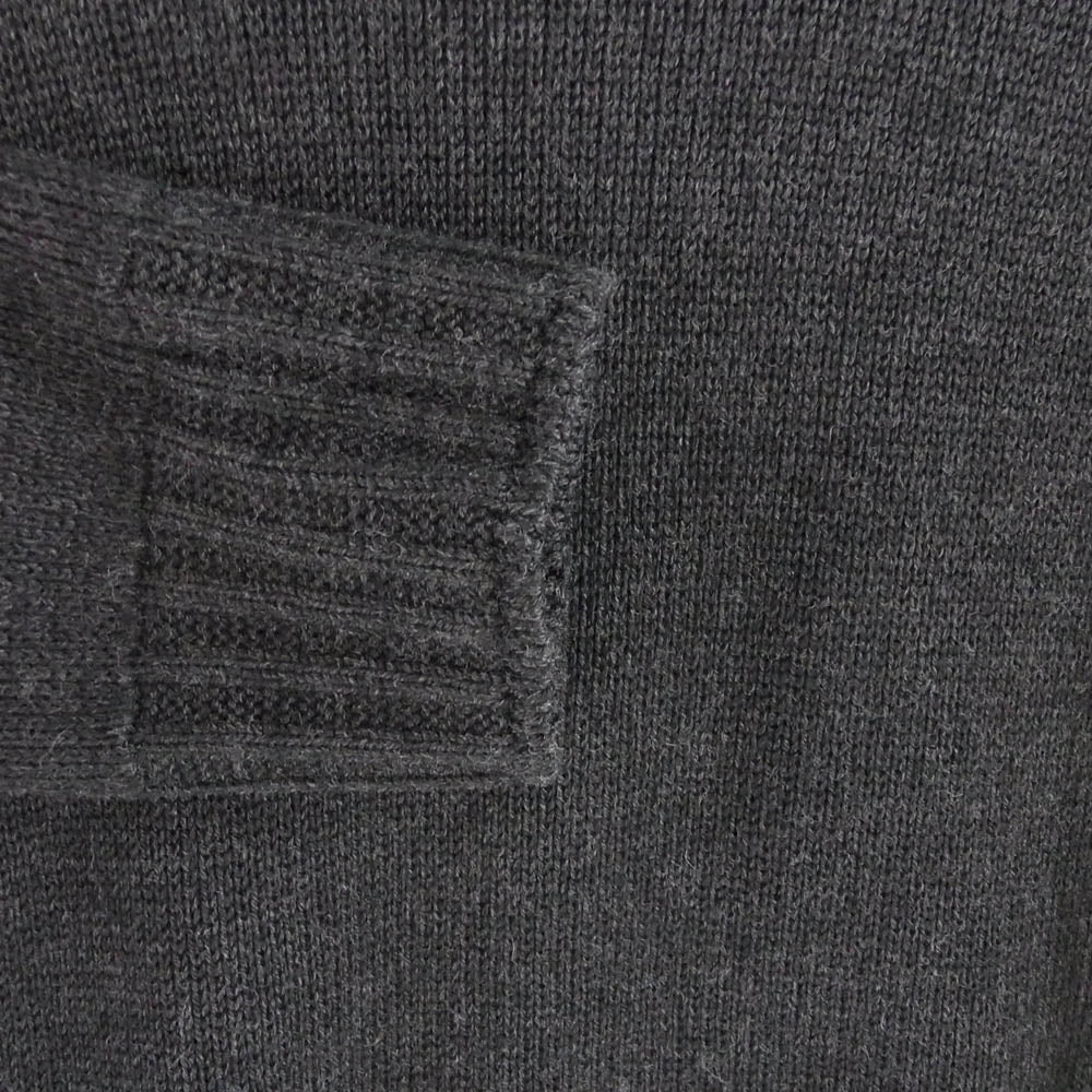 LOUIS VUITTON ルイ・ヴィトン RM132M H4KN33K90 シルク混 ショールカラー ニット ブラック系 S【中古】