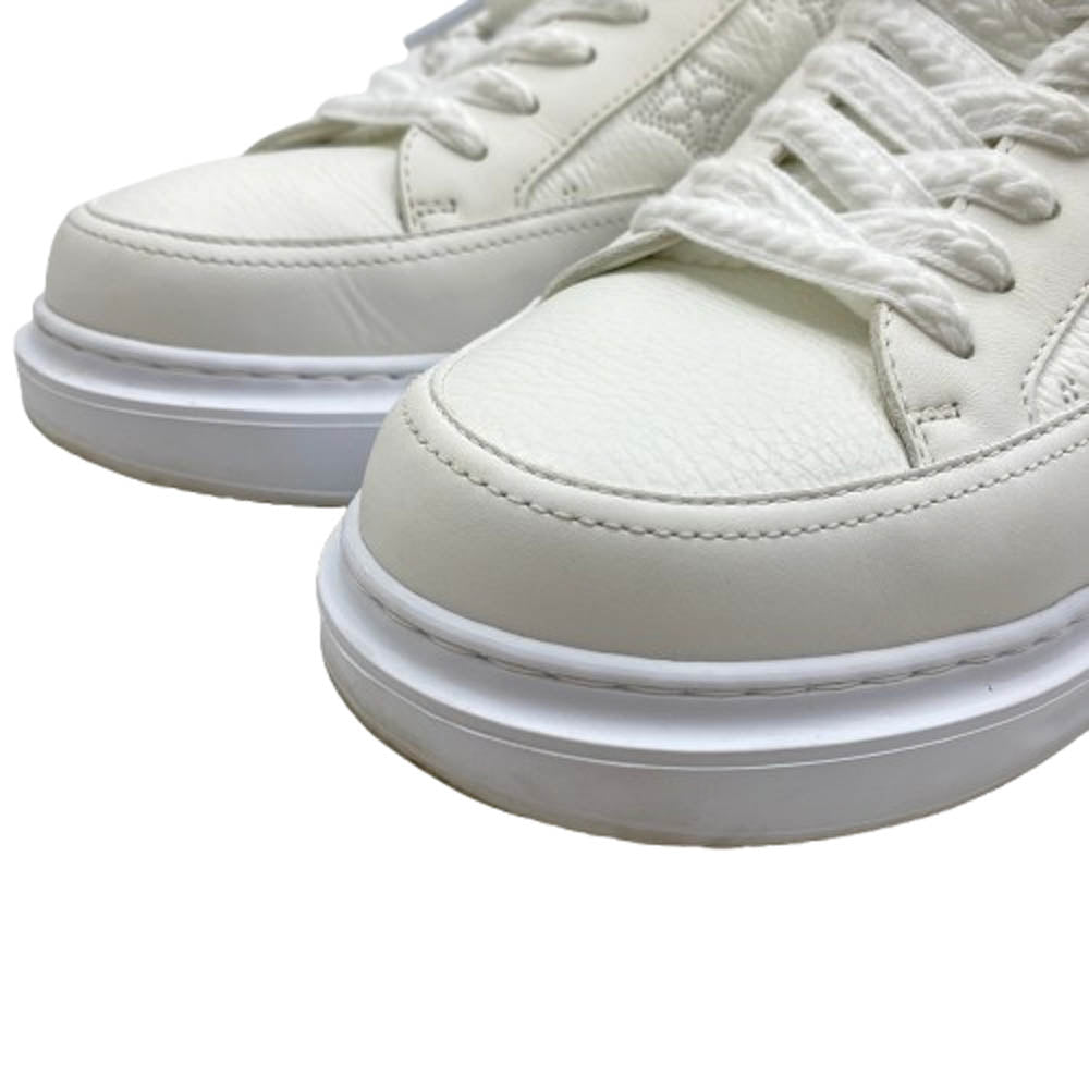 LOUIS VUITTON ルイ・ヴィトン 1AAQS4 ビバリーヒルズ ライン モノグラム ローカットスニーカー ホワイト系 7【中古】