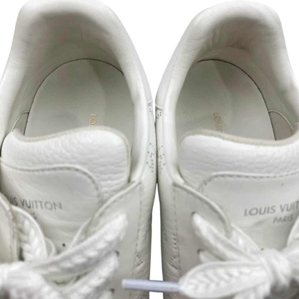 LOUIS VUITTON ルイ・ヴィトン 1AAQS4 ビバリーヒルズ ライン モノグラム ローカットスニーカー ホワイト系 7【中古】