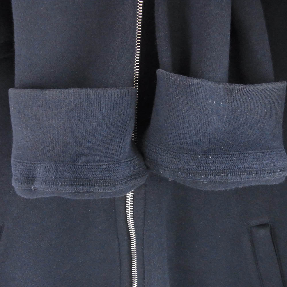 LOUIS VUITTON ルイ・ヴィトン 19SS RM202Q JUJ HFY42W ヴァージルアブロー スウェット ジップアップパーカー ダークネイビー系 XXL【中古】
