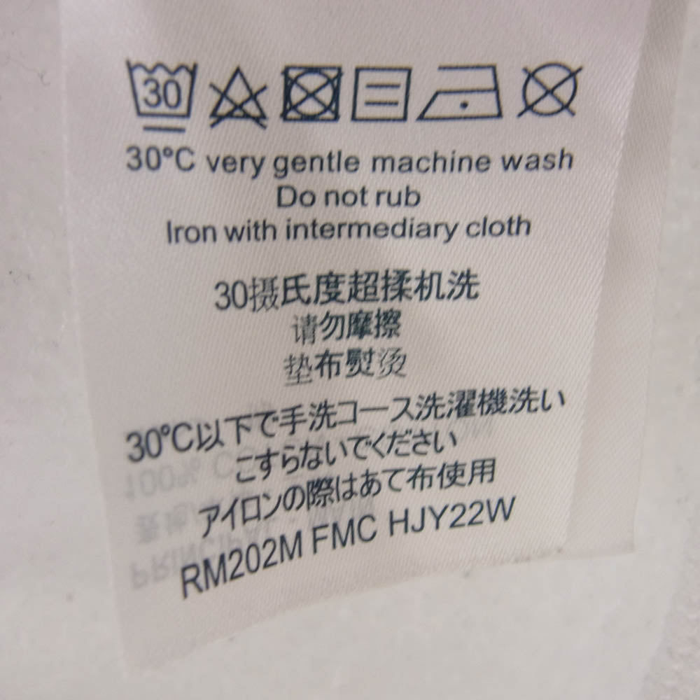 LOUIS VUITTON ルイ・ヴィトン 20AW RM202M FMC HJY22W モノグラム フラワー刺繍 スウェット ホワイト系 M【中古】
