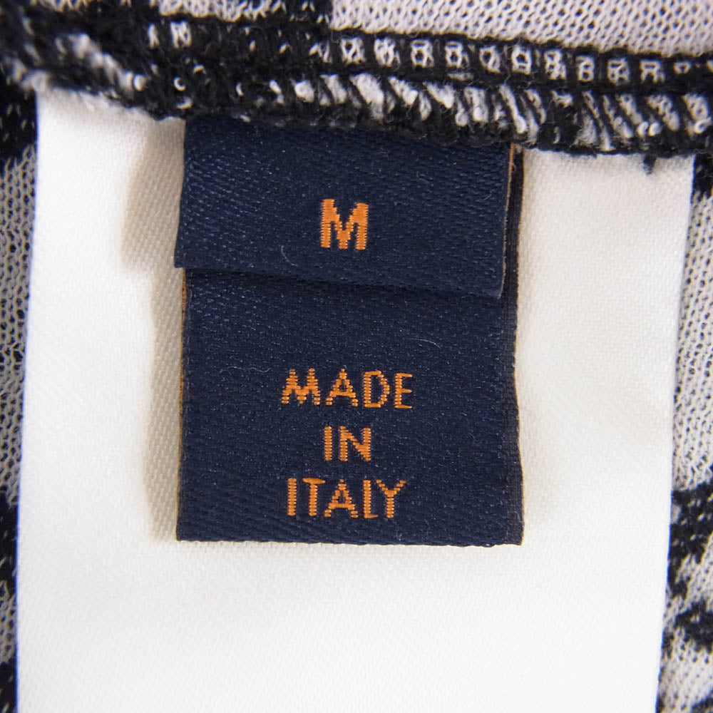 LOUIS VUITTON ルイ・ヴィトン 22SS RM222 NK9 HNY72W モノグラム シースルー Tシャツ 半袖カットソー ダークグレー系 M【中古】