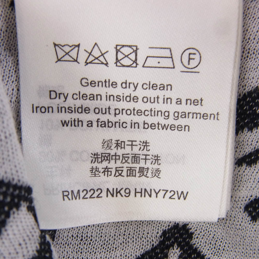 LOUIS VUITTON ルイ・ヴィトン 22SS RM222 NK9 HNY72W モノグラム シースルー Tシャツ 半袖カットソー ダークグレー系 M【中古】