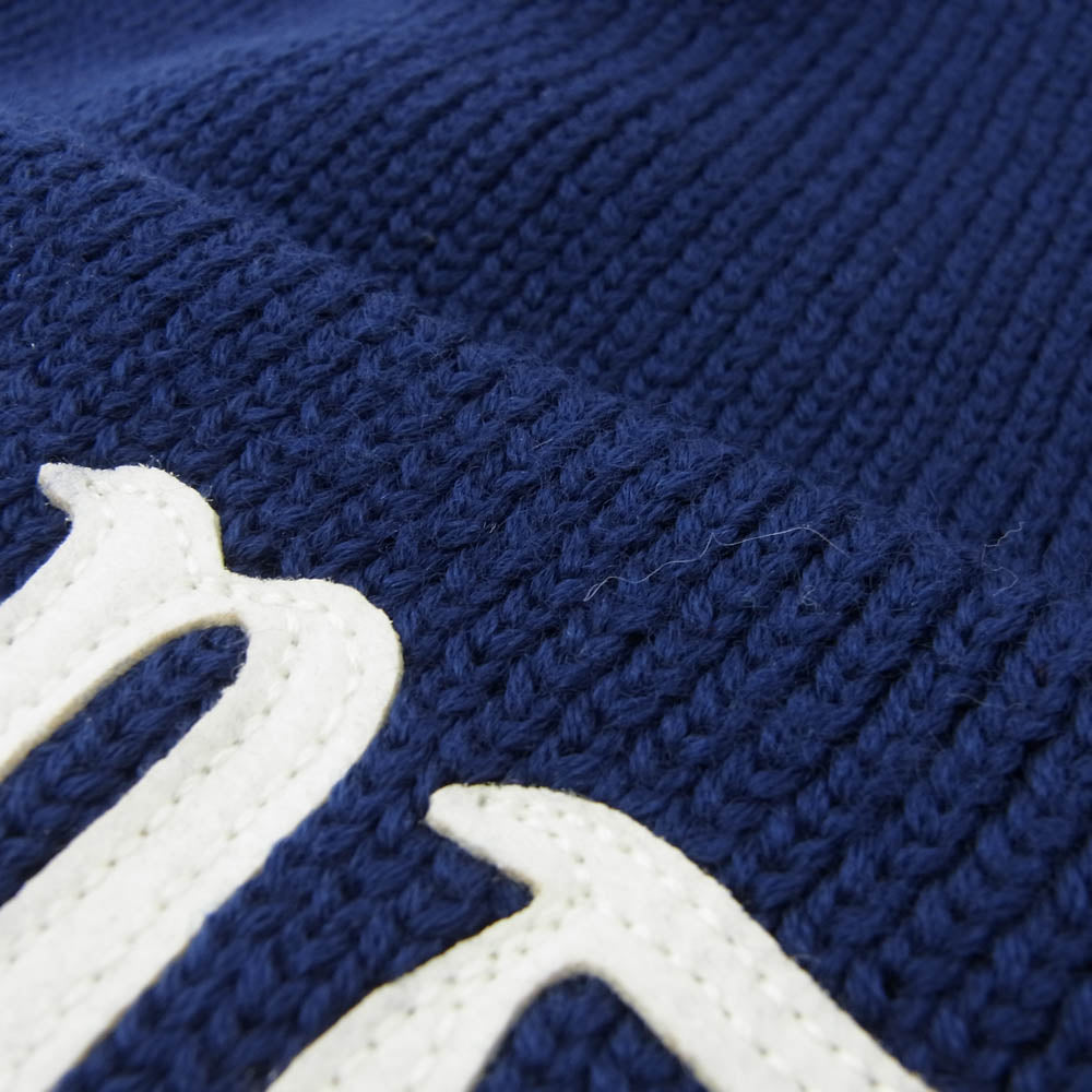 SAINT MICHAEL セントマイケル SM-YS1-0000-083 KNIT CAP / SAINT ロゴ ニットキャップ ビーニー ネイビー系 OS【極上美品】【中古】