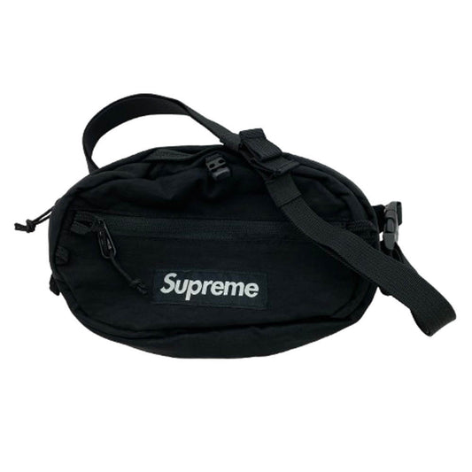 Supreme シュプリーム Waist Bag ウェスト バッグ ボックス ロゴ ショルダー バッグ ポーチ ブラック系【中古】