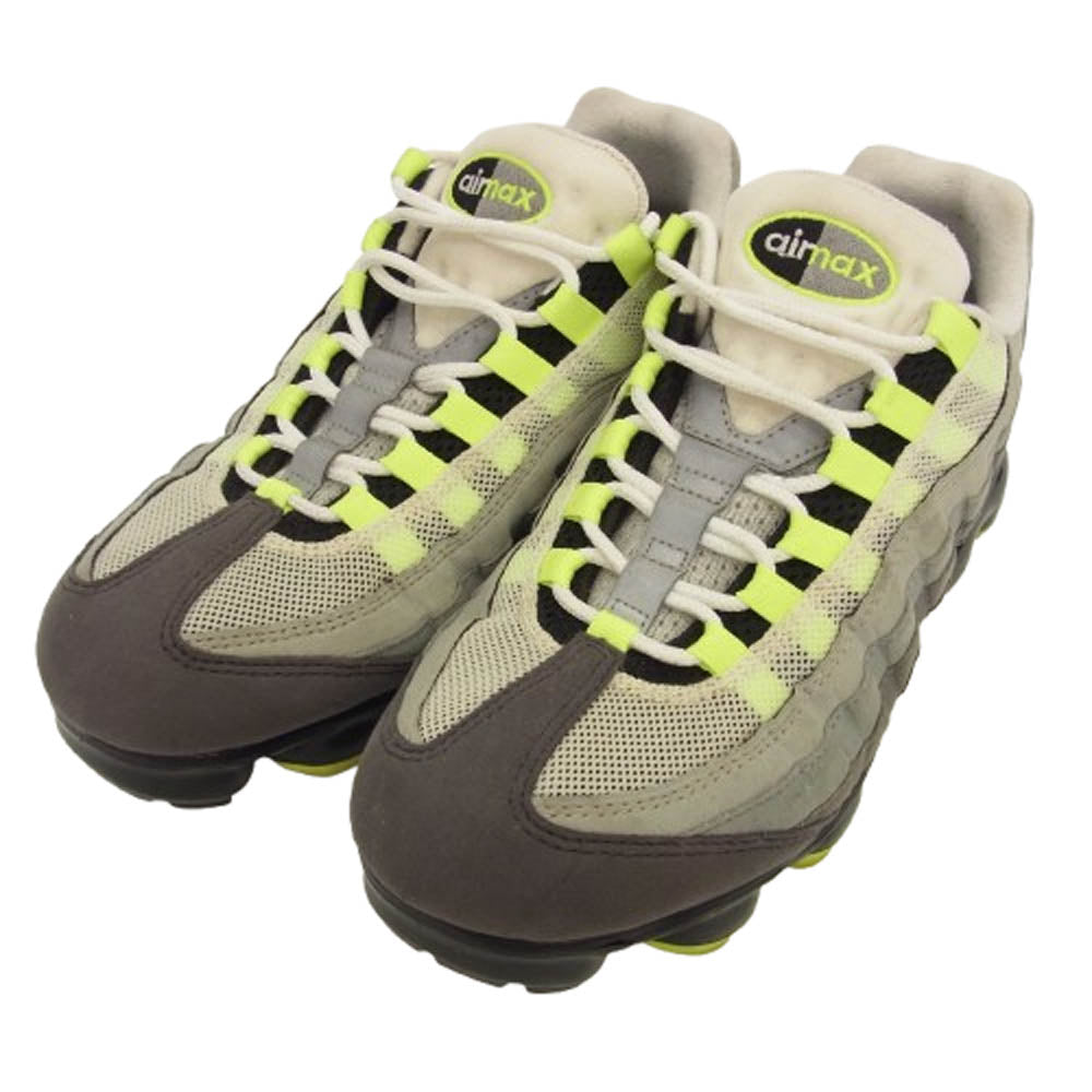NIKE ナイキ AJ7292-001 Air Vapormax 95 Neon エア ヴェイパー マックス 95 ネオン スニーカー グレー系 26.5cm【中古】