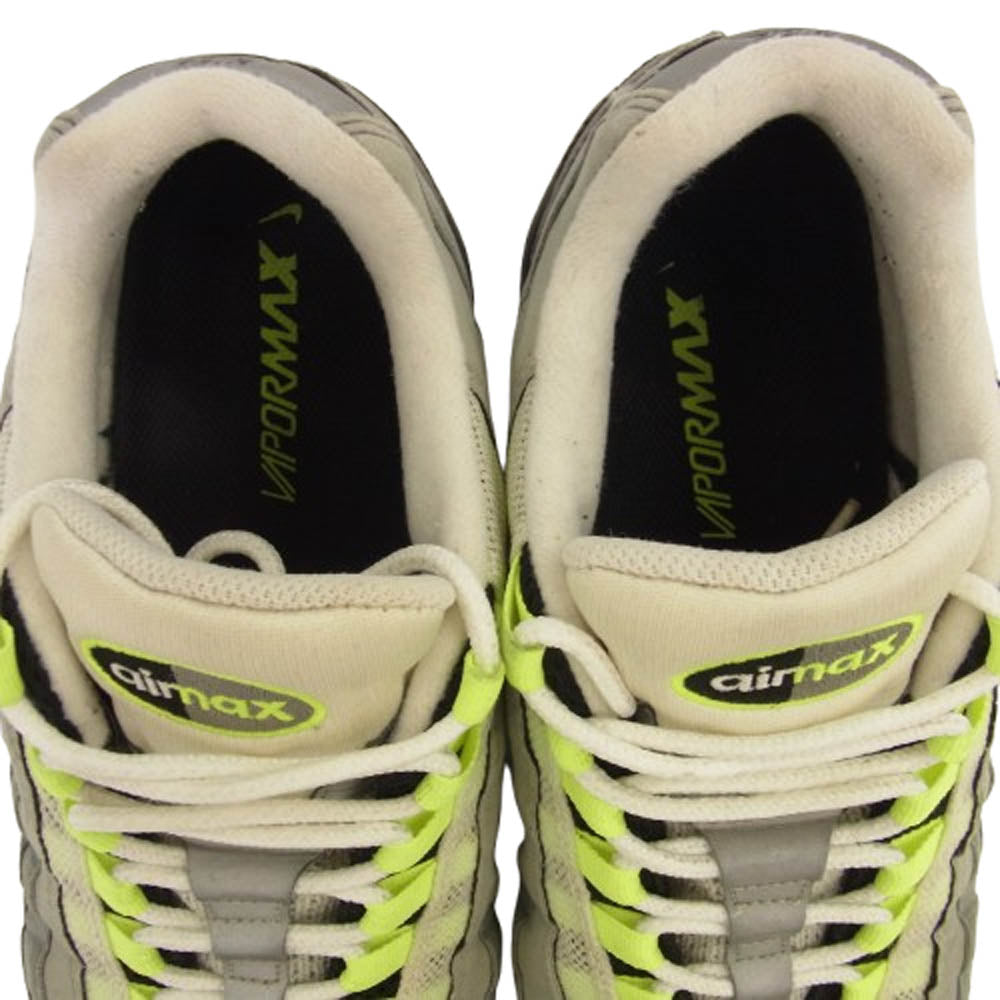 NIKE ナイキ AJ7292-001 Air Vapormax 95 Neon エア ヴェイパー マックス 95 ネオン スニーカー グレー系 26.5cm【中古】