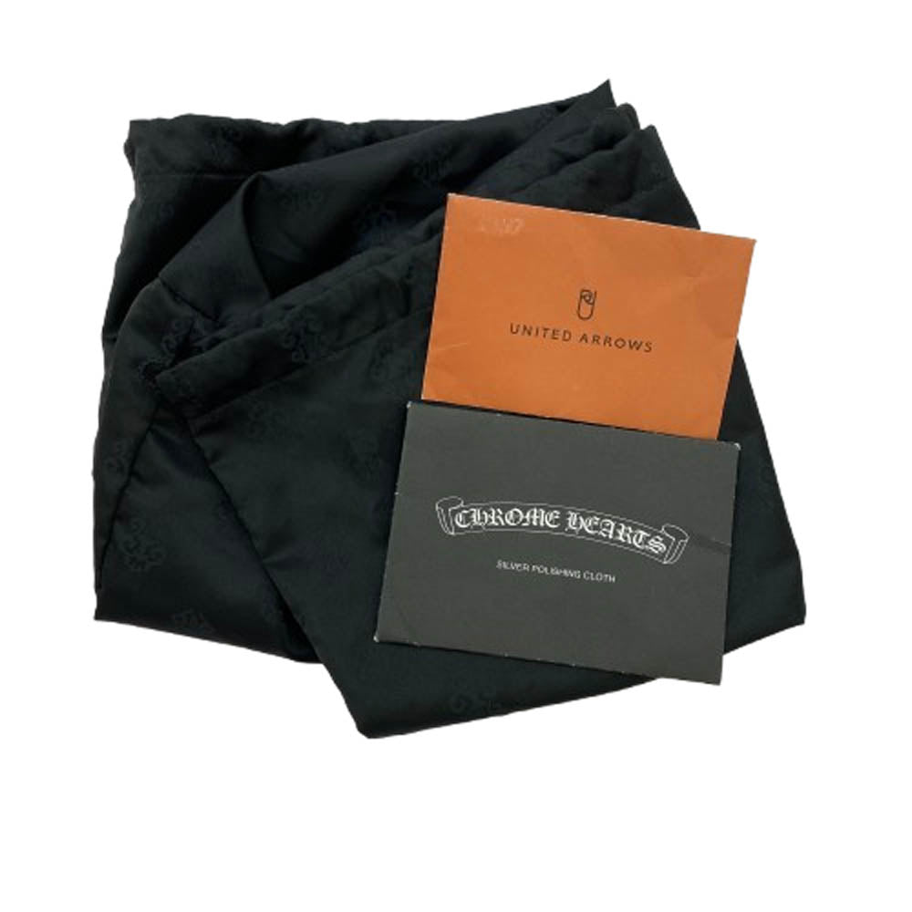 CHROME HEARTS クロムハーツ（原本有） #1 SNAT PACK スナットパック ラージ スリンガーベルト ダガージップ レザー ショルダーバッグ ウエストバッグ ブラック系【中古】