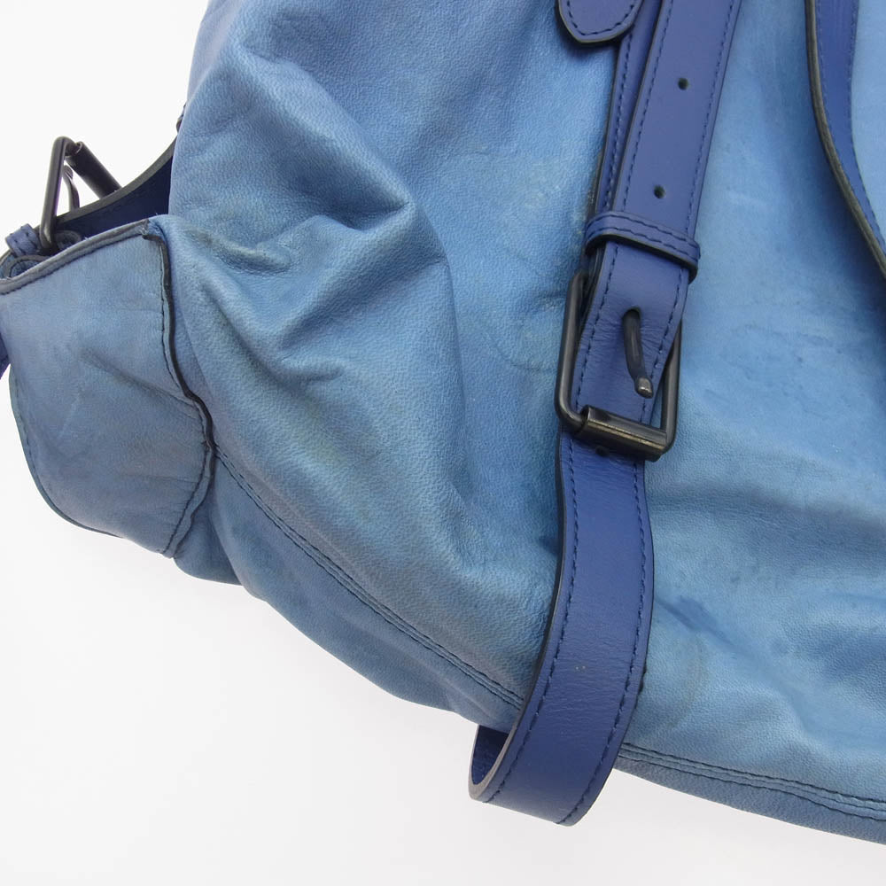 PATRICK STEPHAN パトリックステファン 2WAY ショルダー トートバッグ ブルー系【中古】