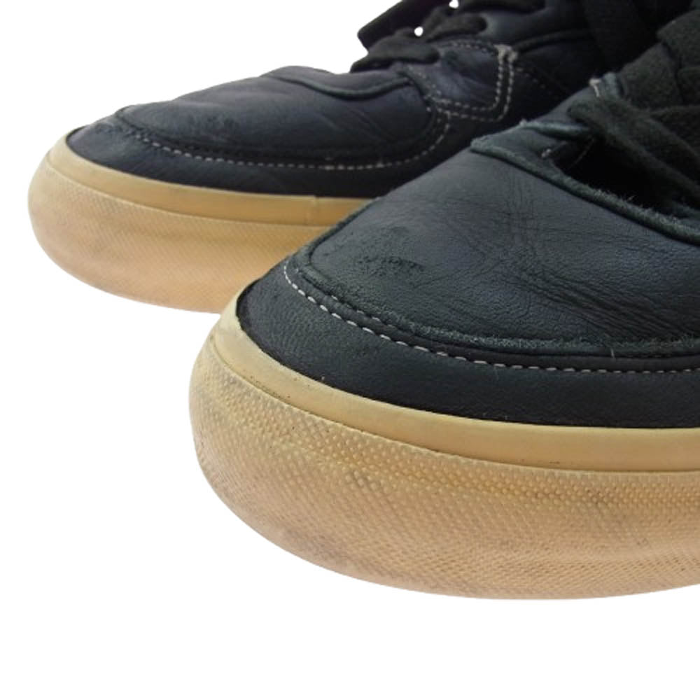 VISVIM ビズビム LOGAN MID ELK エルクレザー ハイカット スニーカー ブラック系 11【中古】