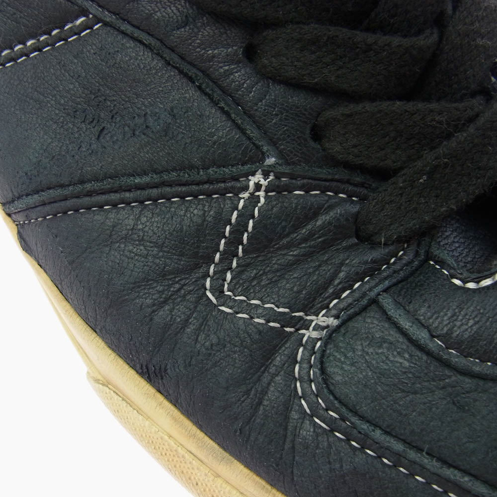 VISVIM ビズビム LOGAN MID ELK エルクレザー ハイカット スニーカー ブラック系 11【中古】