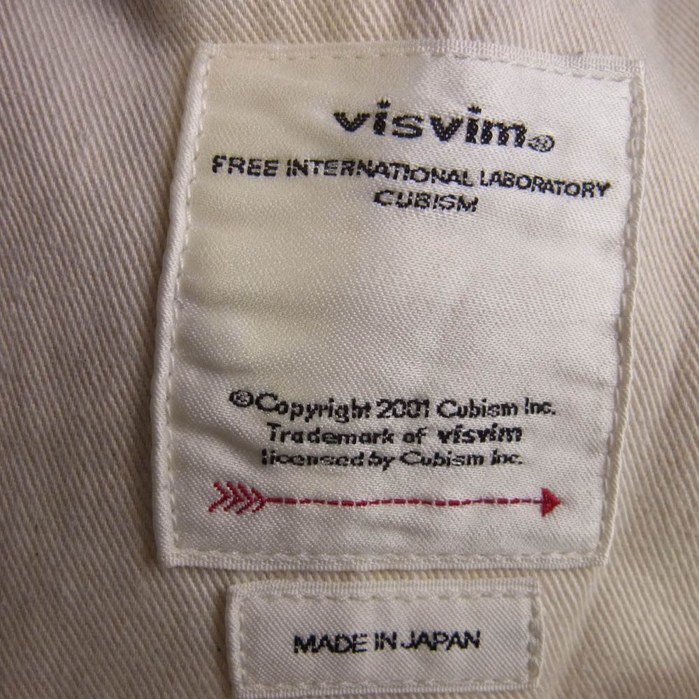 VISVIM ビズビム 21AW 0121205005020 SS CHINO PANTS HW UNWASHED アンウォッシュド チノ デニムパンツ インディゴブルー系 3【中古】