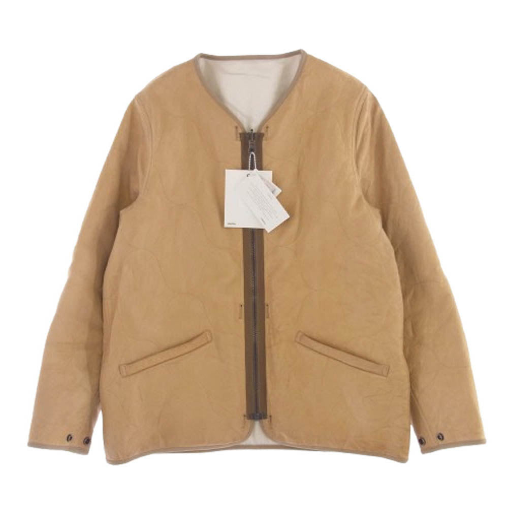 VISVIM ビズビム 0120105014009 F.I.L. EXCLUSIVE IRIS JKT IT (FR VEG.L) アイリス レザージャケット ベージュ系【中古】