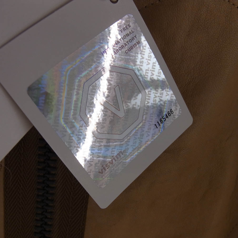 VISVIM ビズビム 0120105014009 F.I.L. EXCLUSIVE IRIS JKT IT (FR VEG.L) アイリス レザージャケット ベージュ系【中古】