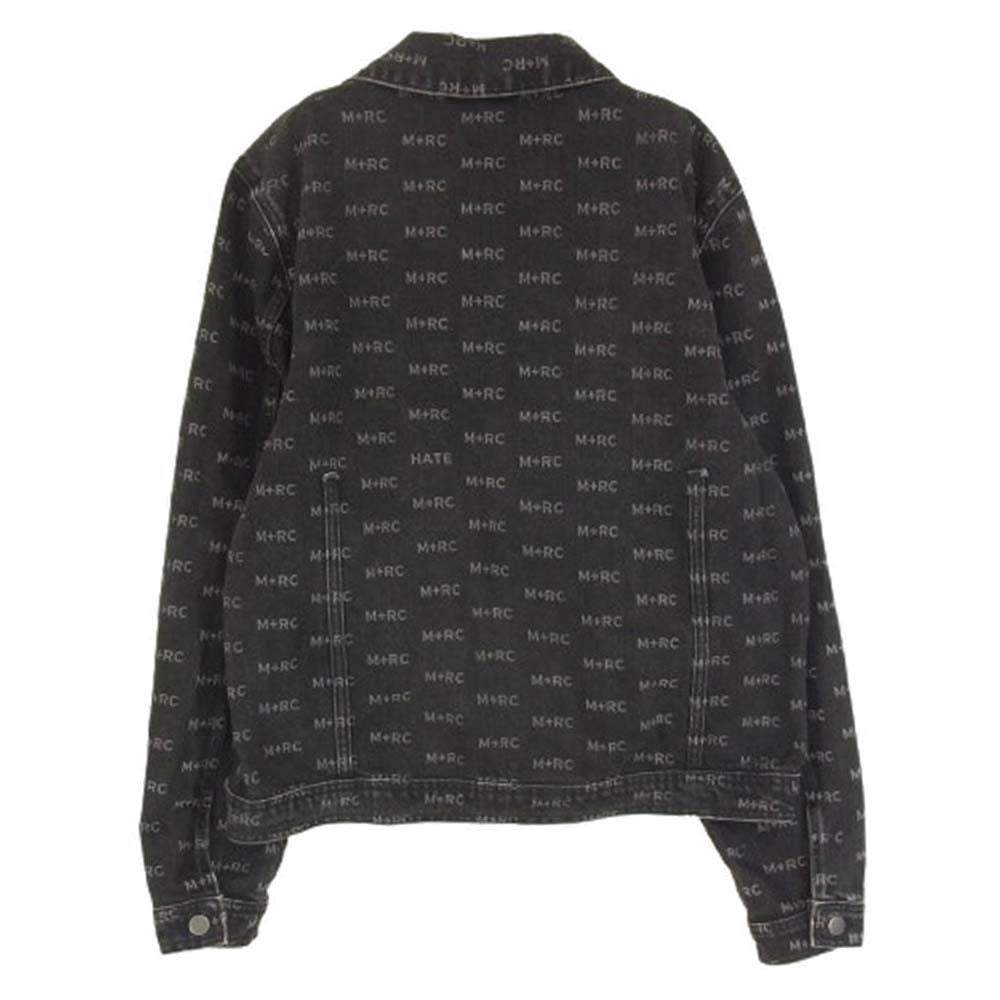 M＋RC NOIR マルシェノア 総柄 デニム ジャケット ブラック系 M【中古】