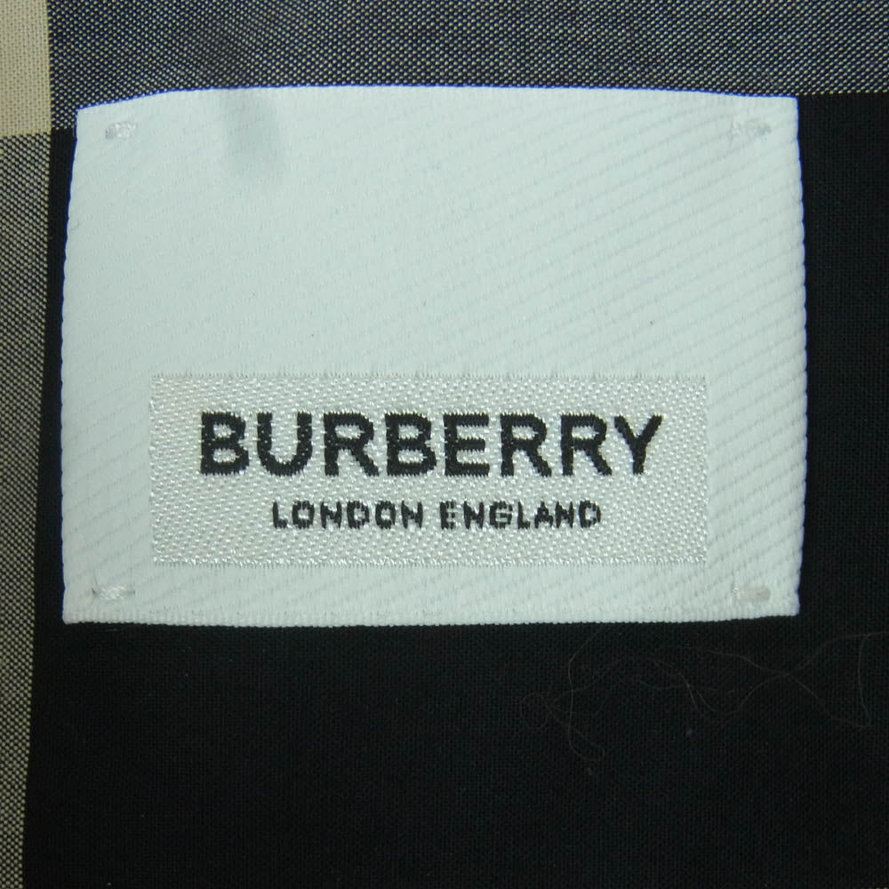 BURBERRY バーバリー 8010213 HECK SHIRTS ノバチェック レギュラーカラー 長袖 シャツ タイ製 ライトブラウン系 M【中古】