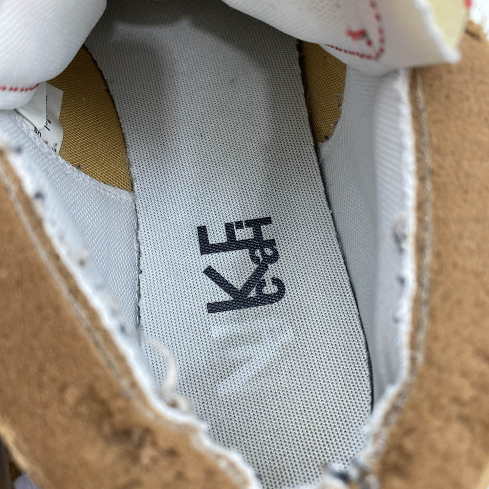 NIKE ナイキ DD1877-200 × SACAI BLAZER LOW BRITISH TAN サカイ ブレーザー ブリティッシュ タン ローカットスニーカー ブラウン系 27cm【中古】