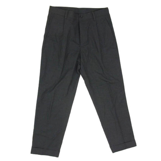 BEAMS ビームス 11-23-0994-803 プラス 80/3ツイル コンバットウール 1プリーツトラウザーズ グレー系 M【中古】