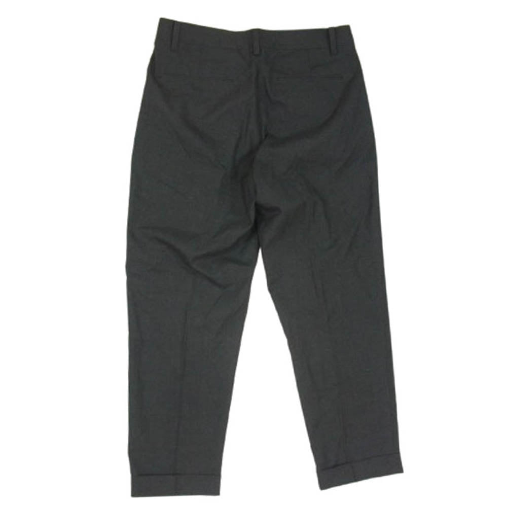 BEAMS ビームス 11-23-0994-803 プラス 80/3ツイル コンバットウール 1プリーツトラウザーズ グレー系 M【中古】