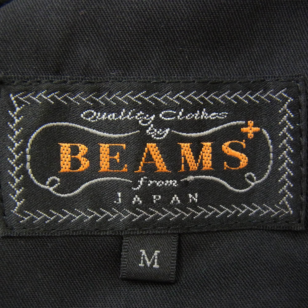 BEAMS ビームス 11-23-0994-803 プラス 80/3ツイル コンバットウール 1プリーツトラウザーズ グレー系 M【中古】