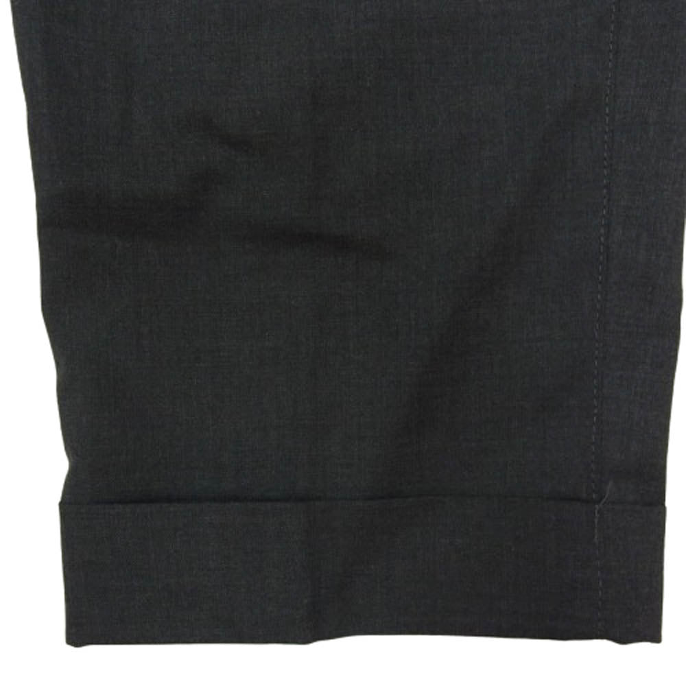 BEAMS ビームス 11-23-0994-803 プラス 80/3ツイル コンバットウール 1プリーツトラウザーズ グレー系 M【中古】