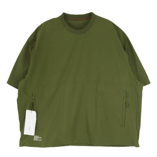 FreshService フレッシュサービス FSW-23-PO-103 TECH WEATHER PULLOVER テック ウェザー プルオーバー 半袖 Tシャツ カーキ系 M【極上美品】【中古】