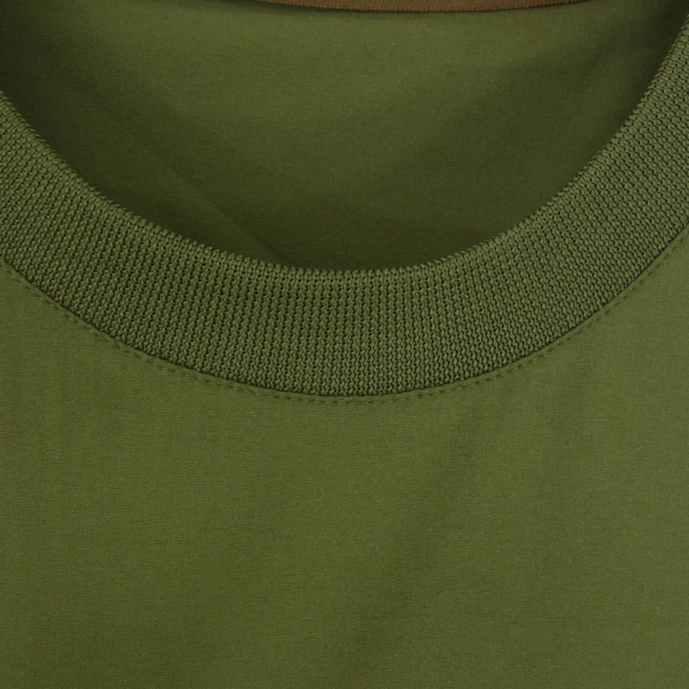 FreshService フレッシュサービス FSW-23-PO-103 TECH WEATHER PULLOVER テック ウェザー プルオーバー 半袖 Tシャツ カーキ系 M【極上美品】【中古】