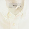 GRAPHPAPER グラフペーパー GM231-50235B Oxford OVERSIZED BD PULLOVER SHIRT オックスフォード オーバーサイズド ボタンダウン プルオーバー 半袖シャツ ホワイト系 F【美品】【中古】